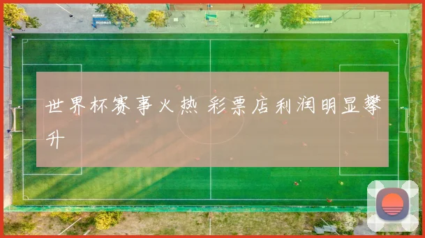 世界杯赛事火热 彩票店利润明显攀升